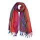 thumbnail image 1 of Bufanda Color Degradado Para Mujeres Borla Suave Envoltura Envoltura Multicolor Floral Fucsia 71"x27.5", 1 of 6
