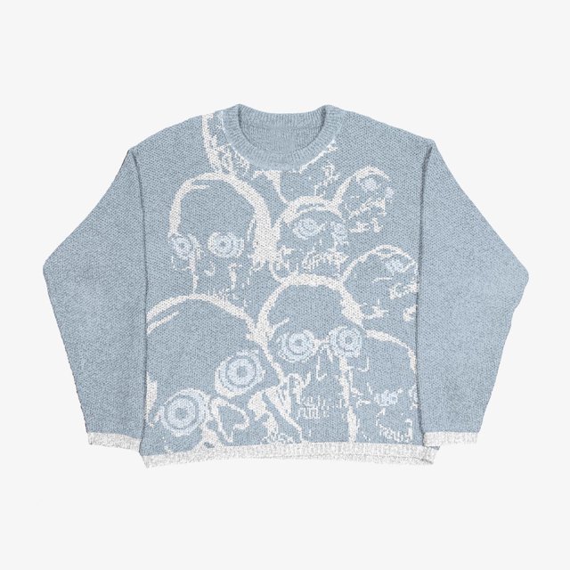 Chandail Mode Automne Hiver Américain Col Rond Chandail Personnalisé Imprimé Manches Longues Joker Ample