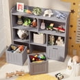 thumbnail image 5 of Aiho Kids Bookcase,Children's Book Shelf, 3 Drawers with wheels for Storage,Toddler Bookshelf for Nursery,Kids Rooms - Gray, 5 of 12