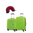 thumbnail image 1 of American Tourister Sunset Cruise 3 Piece Bundle | 20", 24", Travel Pillow (Apple Green), 1 of 7