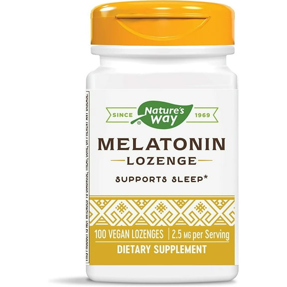 Nature's Way Melatonin Lozenge, 2.5mg, 100 Ct