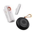 thumbnail image 1 of MIC-01 One-Trigger-One 2.4G Wireless Microphone Magnet/ Clip On Mic for Smartphone 3-Level Noise Cancelling Built-in TF Card Slot Remote Shutter Control with Carrying Case External Mic for, 1 of 7