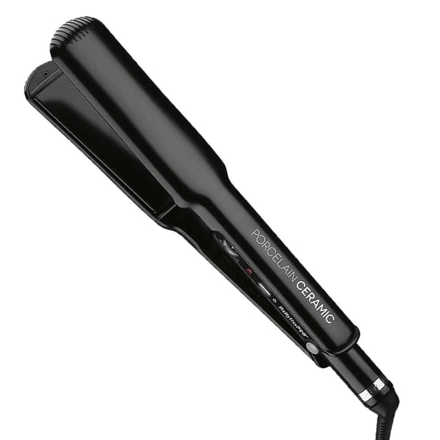 Plancha de Cabello Babyliss Pro BP9559 Porcelain Ceramic Straightening Iron, Black, 1-1/2 Inch
