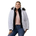 thumbnail image 3 of Free Country Women's Plus Size Brisk II Parka Jacket White 2X, 3 of 4