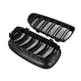 thumbnail image 2 of Riwesomey Rejillas delanteras de riñón para coche, parrilla de carreras para E90 E91 3 Series 2008-2011, doble línea, doble listón, estilo Vehículos, repuestos y accesorios Mis, 2 of 8