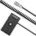 thumbnail image 2 of Andoer Blackmagic Cinema Camera BMPCC 4K Power Supply Mount Plate Adapter with Spring Cable for Sony NP-F970 F750 F550 Battery, 2 of 6