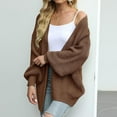 thumbnail image 5 of Cardigan Sweaters for Women Hemlock Long Sleeved Sleeved Cardigan With Pockets Knitted Sweater for Women Sweater, 5 of 6