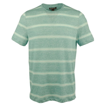 Men's Linen Blend Lighweight T-Shirt-J-XL
