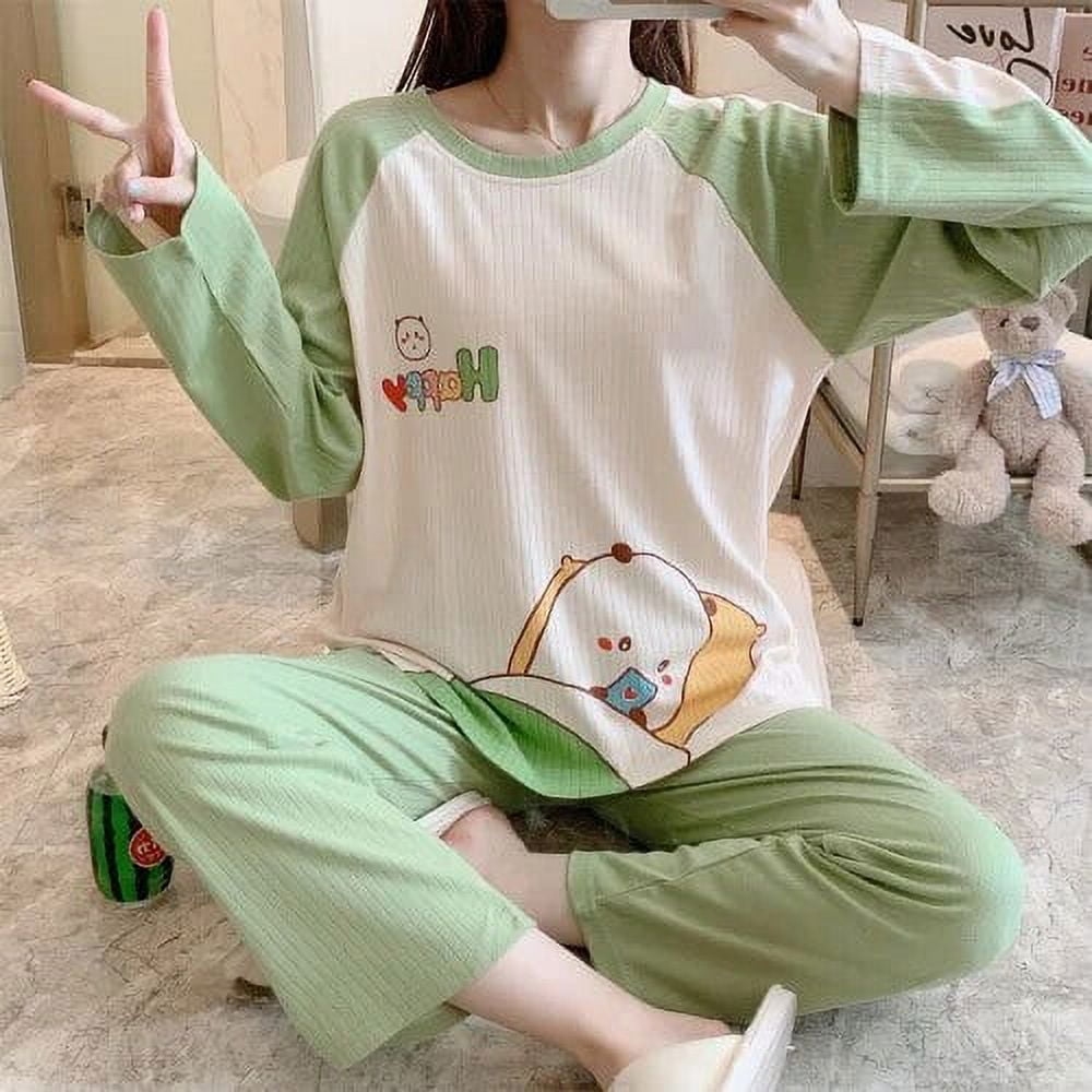 Ropa Pijamas Algodon Bebe NiÃ±a Pijama Niña Camiseta Pantalón