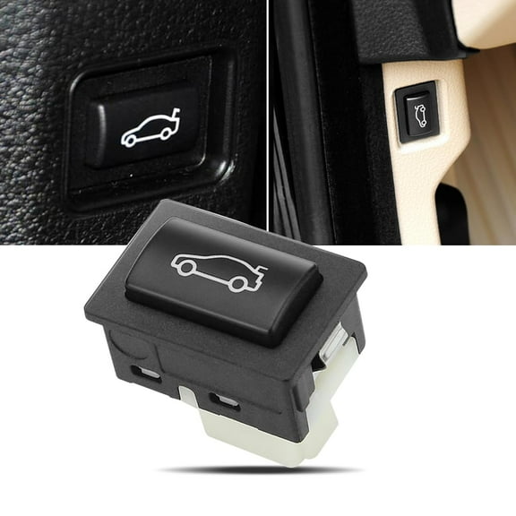 BINB ROAD Tailgate Release Switch Trunk Unlock Button Switch 61319200316 Compatible with BMW E88 E89 E90 E91 F01 F02 E92 E93