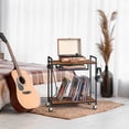 thumbnail image 4 of 2 Tier Record Player Stand with Charging Station, 4 of 5
