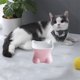 thumbnail image 5 of Ceramic Tall Leaning Cat Bowl Pet Bowl Cute Tall Bowl, 5 of 5