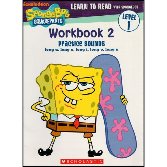 Learn to Read with Spongebob, Level 1 Workbook 2 (Paperback)