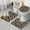 Pioneer Flower Floral-2, variant on Pioneer Flower Floral Print Pattern Bathroom Rugs Sets 3 Piece, Toilet Cover Set, Absorbent Non Slip Bathroom Mats with U-Shaped Contour Rug