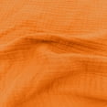 thumbnail image 3 of 55" Wide 100% Cotton Gauze Fabric by the Yard - 130GSM, Lightweight, 2-Way Stretch, Soft & Breathable - Apparel, Clothing, Headbands, Decorations, Drapery & DIY -Orange, 3 of 4