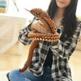 thumbnail image 2 of CNKOO 1Pc Simulation Cobra Python Plush Spoof Toy Kids Snake Doll Gift Home Decoration(Blue Cobra), 2 of 10