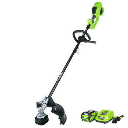 Greenworks 14-Inch 40V Cordless String Trimmer (Attachment Capable), 4.0 AH Battery Included