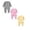 Set D, variant on 3-pack Baby Boys Clothes Girls Clothes Bodysuits Shoulder Button Long Sleeve Romper Jumpsuits for Unisex Age 0-3 Months, Set C