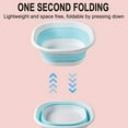 thumbnail image 3 of Tuphregyow Multipurpose Foldable Washbasin Lightweight Portable Basin, Basin For Camping Sink And RV Sinks Blue, 3 of 4