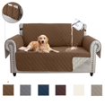 thumbnail image 1 of CHUANK 100% Waterproof Couch Covers Non-Slip Sofa Cover with Elastic Straps&Silicone Backing Furniture Protector Covers Sofa Slipcovers for Kids Pets Dogs  Gray  Sofa (Three-couch Sofa), 1 of 9