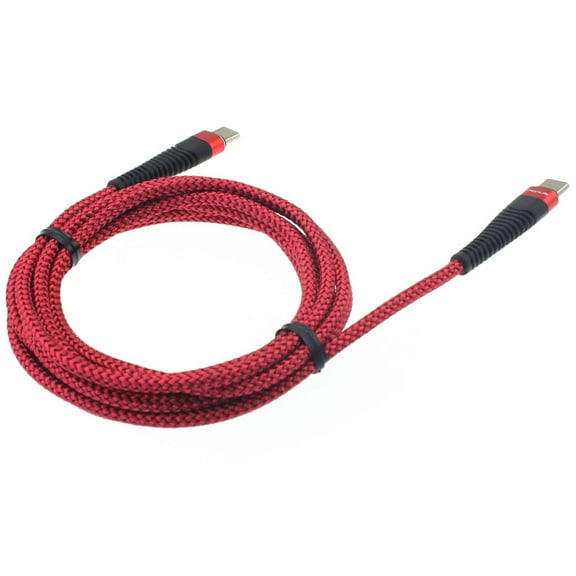 6ft PD Cable for Motorola Moto G Play (2023) Phone - Type-C to USB-C Charger Cord Power Wire Sync Compatible With Moto G Play (2023)