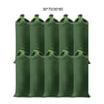 thumbnail image 4 of Ruiboury 10pcs Canvas Water Absorbent Flood Barriers Versatile And Reliable Solution For Flood Protection Green 30*70cm+10pcs, 4 of 6