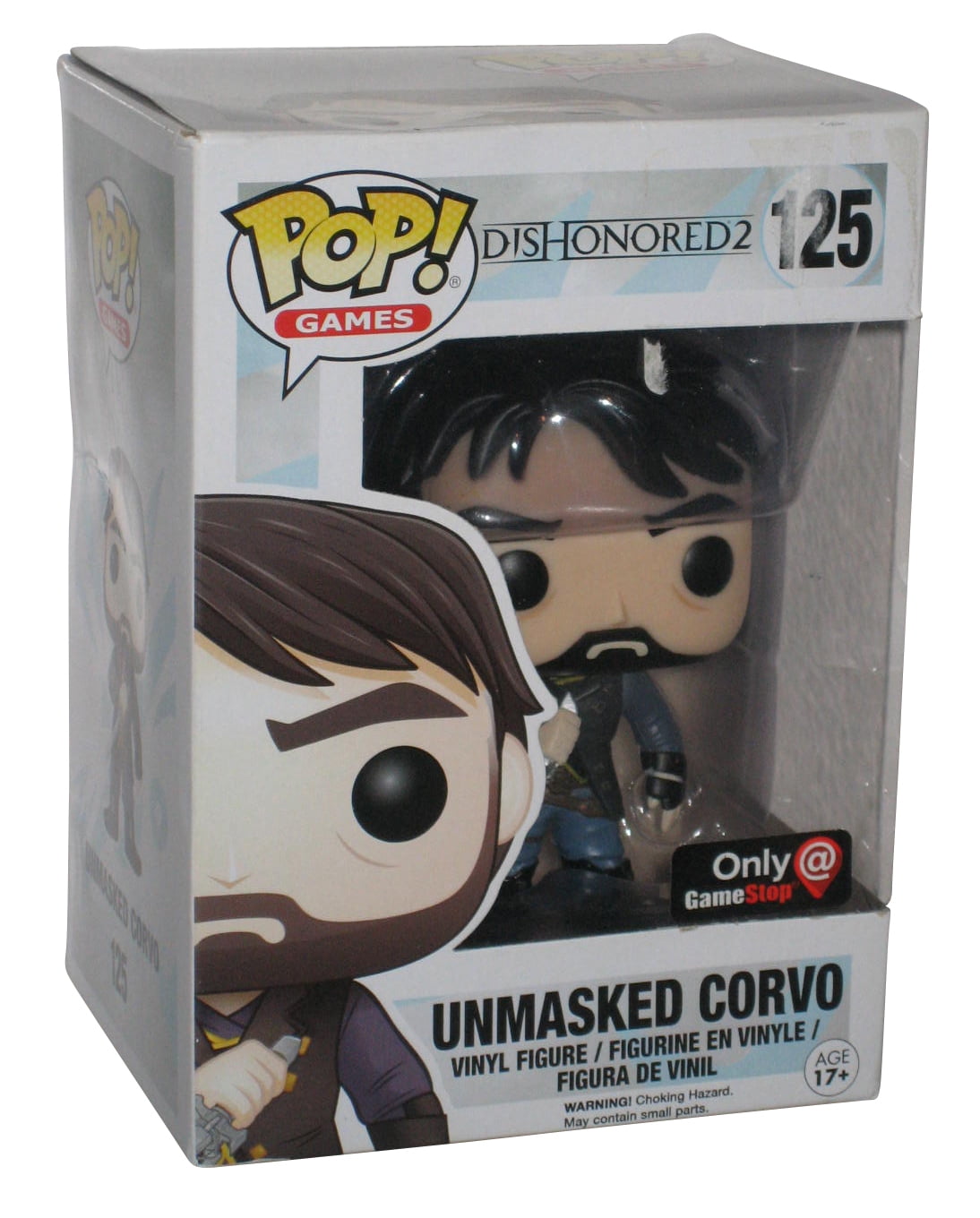Dishonored 2 Unmasked Corvo Funko POP! Games Vinyl Figure 125 - Walmart.com - Walmart.com