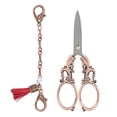 thumbnail image 2 of Vintage Design Sewing Embroidery Scissors Soft Handle Stainless Steel Ergonomic Crafting Tool, Excellent for Needlework, Multifunctional for Handcrafts, 2 of 7