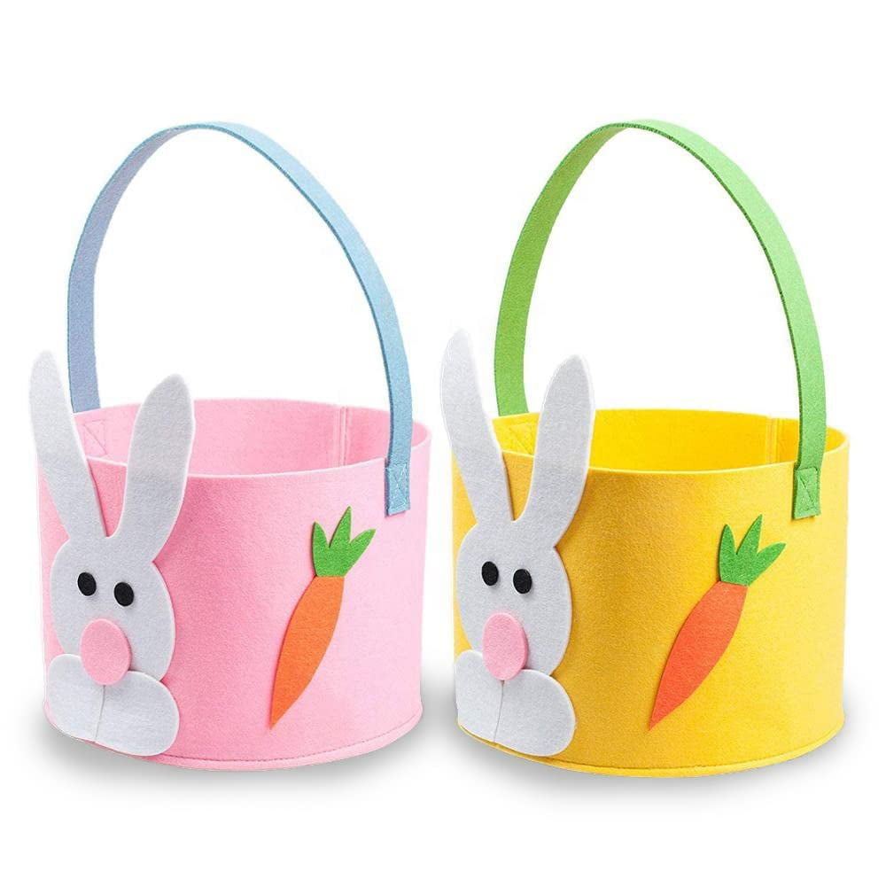 Details about   Easter Decoration Eggs Diy Rabbit Basket Felt Craft Kids Party Favors Hand Toys 