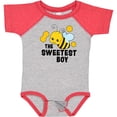 thumbnail image 3 of Inktastic The Sweetest Boy with Bee and Honey Combs Boys or Girls Baby Bodysuit, 3 of 5