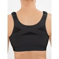 thumbnail image 4 of Seamless Front Hook Comfort Bra, Size 34 Black, 4 of 6