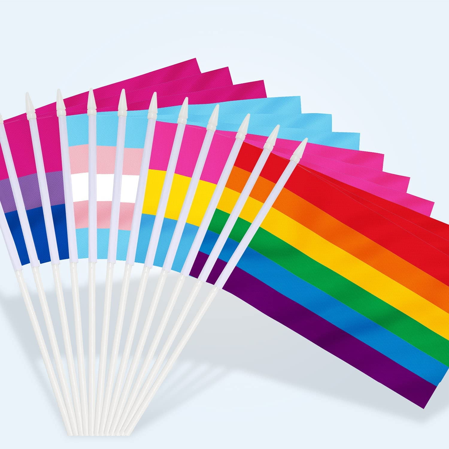 5 Metres Rainbow Gay Pride LGBT Flag Love Wins Lesbian Bunting Handheld Bisexual 