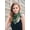 Green, variant on Scallop Stitch Trim Bandana Scarf