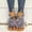 Blue, variant on UTTOASFAY Women Shoes Summer Women Flat String Bead Sandals Bohemian Style Flower Buckle Strap Shoes Pink 8
