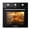 Black, variant on Garvee 24 inch Single Wall Oven, 2.5 Cu.ft Built-in Electric Oven with Mechanical Control Knobs, Timer & 4 Multi-Cooking Modes for Kitchen, 240V 3000W, White
