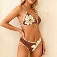 thumbnail image 6 of Enjoytime Bikini Sets for Women Printed Halter V Neck 2 Piece Swimsuit High Cut Tie Side Modest Bathing Suit 2026, 6 of 8
