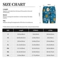thumbnail image 4 of Bixox Men's Cute Colorful Owls And Trees printed lightweight casual shorts, soft sleep shorts with pockets., 4 of 7