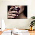 thumbnail image 3 of Elephant Stock High Fashion Nails Wall Art - Horizontal Canvas Wall Art - Living Room Wall Decor - Fashion And Beauty Canvas - Black And Brown Decor - 12" x 8", 3 of 8