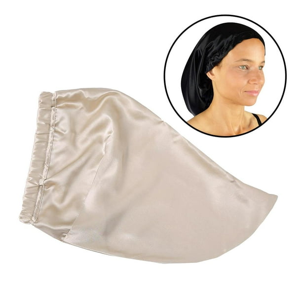 Sombrero de dormir Hugo para mujer Dama seda Noche para dormir Beige