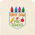 thumbnail image 4 of Inktastic 1st Day of Preschool Crayons and Apple Back to School Boys or Girls Toddler T-Shirt, 4 of 5