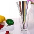 thumbnail image 3 of Hariumiu 1 Pair Portable Stainless Steel Reusable Rainbow Chopsticks Kitchen Dining Tool-Golden, 3 of 8