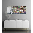 thumbnail image 4 of Hieng Graffiti Wall Art Colorful Tree Wall Art Abstract Pop Graffiti Posters Canvas Print Street Funny Tree Painting Home Decor for Living Room Bathroom(Framed canvas), 4 of 6