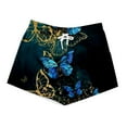 thumbnail image 2 of Aayomet Shorts Larges pour Femmes Décontractés avec Poches (Vert Menthe, L), 2 of 3