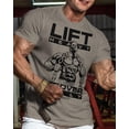thumbnail image 2 of Gymish Recover Fully Men’s Workout T-Shirt – Funny Gym Shirt, Lifting Tee, Deadlift Fitness and Bodybuilding Top, 2 of 5