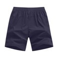 thumbnail image 5 of Vetsdori Shorts for Men Workout Dry Fit Short Pants Pocket Casual,Athletic Shorts Summer Breathable Elastic Waist Plain Mens Shorts Hombre,Size XXXXXL, 5 of 8
