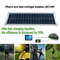 thumbnail image 3 of Solar Panel Kit 30W 12V Monocrystalline Battery Charger Maintainer with 10A Solor Charge Controller Regulator for 12 Volt Car RV Vehicle Marine Boat Home Off Grid System, 3 of 9