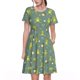 thumbnail image 1 of Disketp Cute Yoga Frogs para Vestido de Manga Corta para Mujeres, Vestidos de Verano para Mujeres, Casual y Holgado para la Playa, 1 of 6