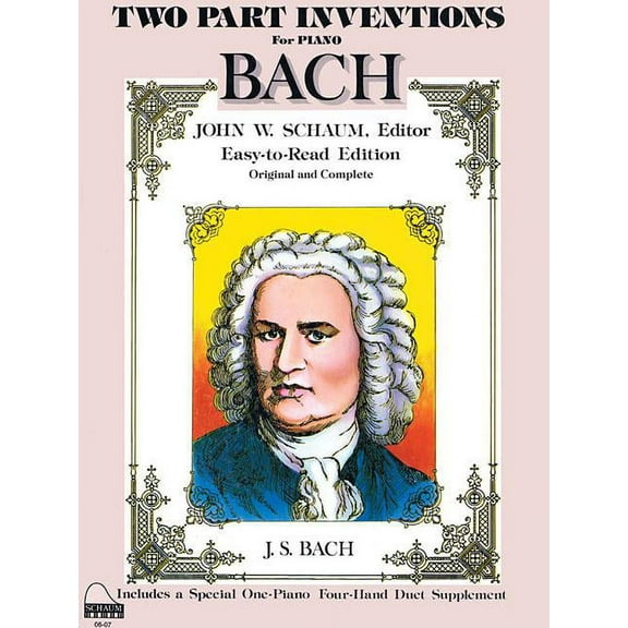 Bach Two-Part Inventions (Paperback)