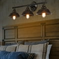 thumbnail image 4 of Costway Modern Industrial 3-Light Bathroom Wall Sconce Fixture Vanity/Bathroom Wall Lamp, 4 of 10