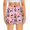 thumbnail image 2 of Lsque 2336109497 Printed Women's Running Shorts with Liner Pockets,Elastic Quick Dry Workout Athletic Gym Yoga Shorts,Womens High Waist Shorts-Small, 2 of 9